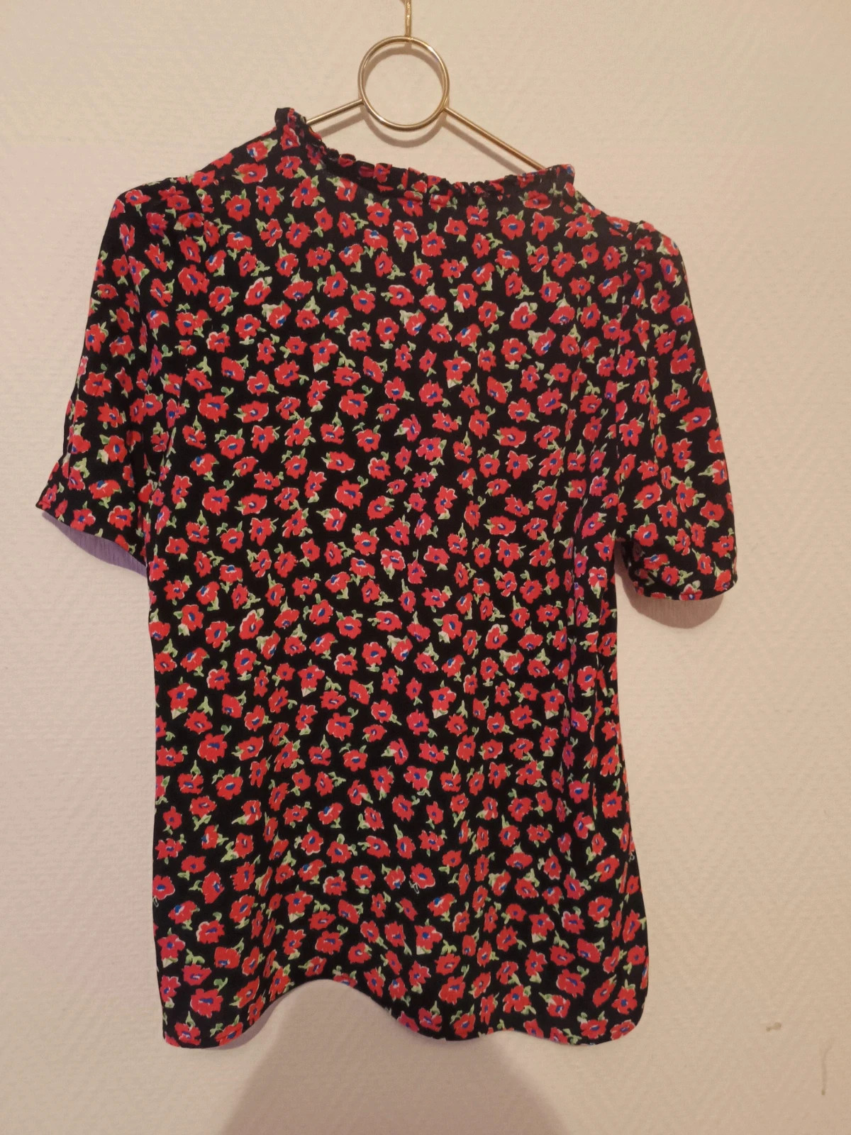Blouse fleurs – Camaïeu – taille L / 40 / 12 5