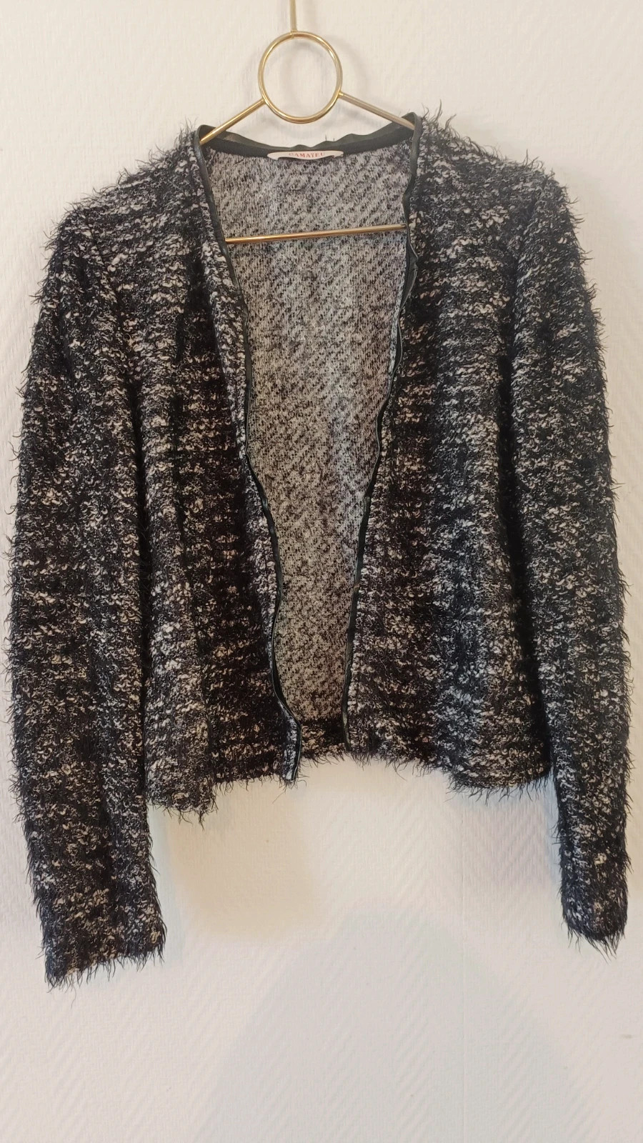 Cardigan fourrure
