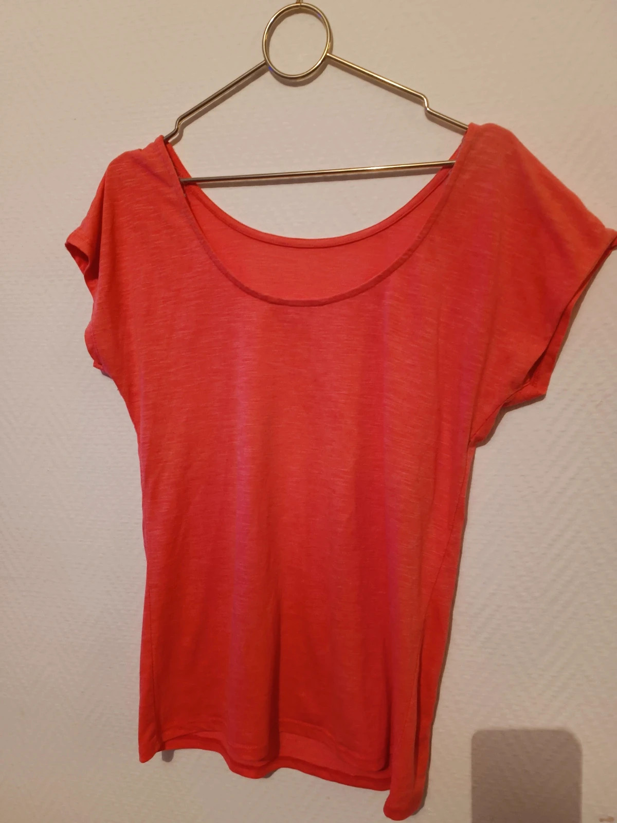 T-shirt rose fluo – Camaïeu – taille M / 38 / 10 5