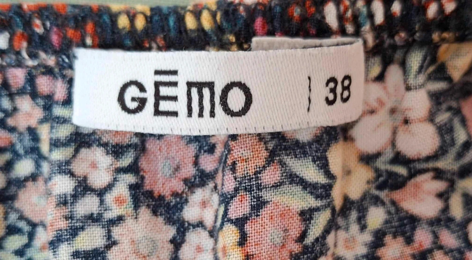 Combishort fleurie – Gémo – taille M / 38 / 10 4