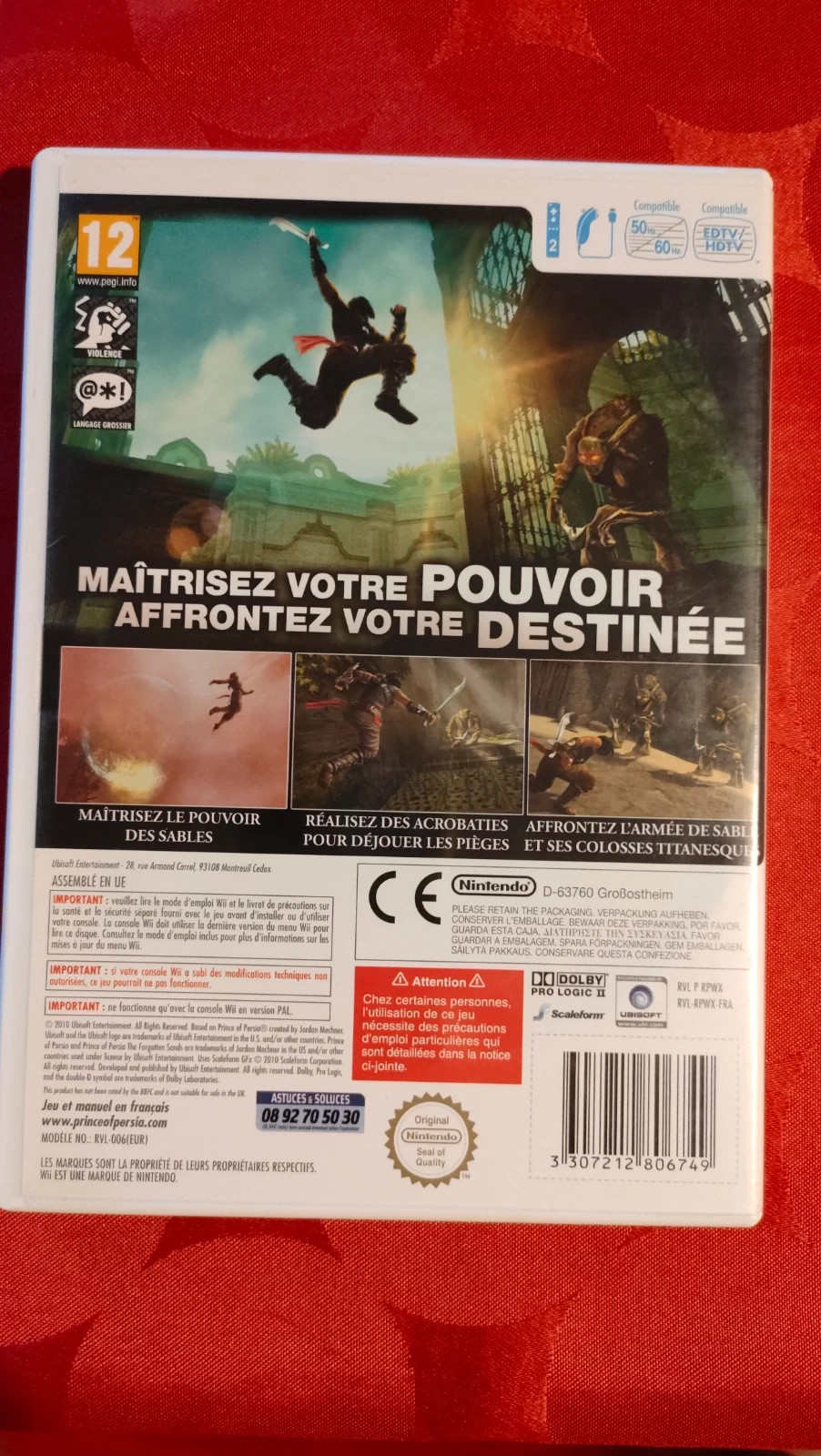 Prince Of Persia , les sables oubliés – Nintendo 2