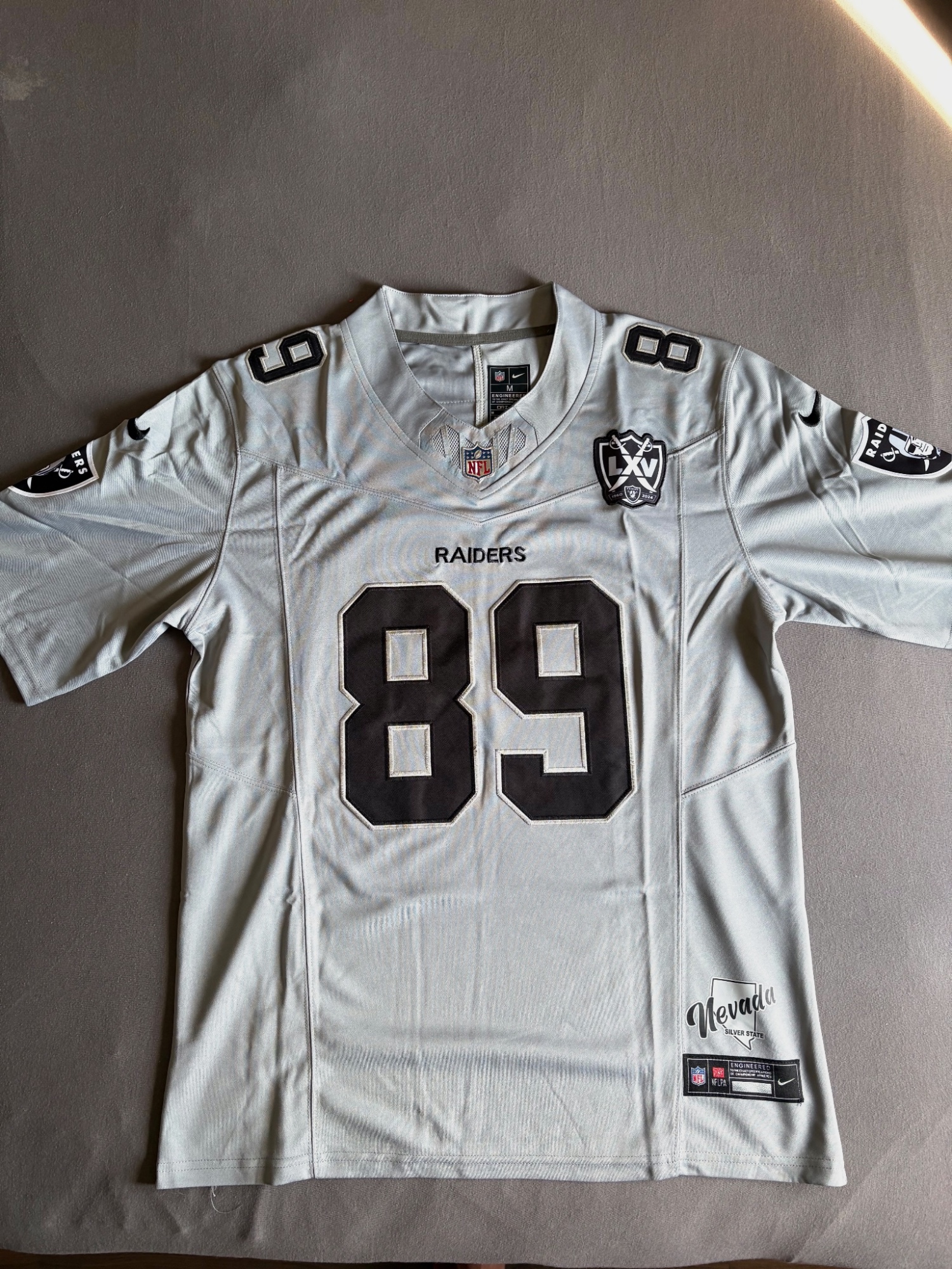 Maillot NFL Nike Las Vegas Raiders Bowers 89 taille M