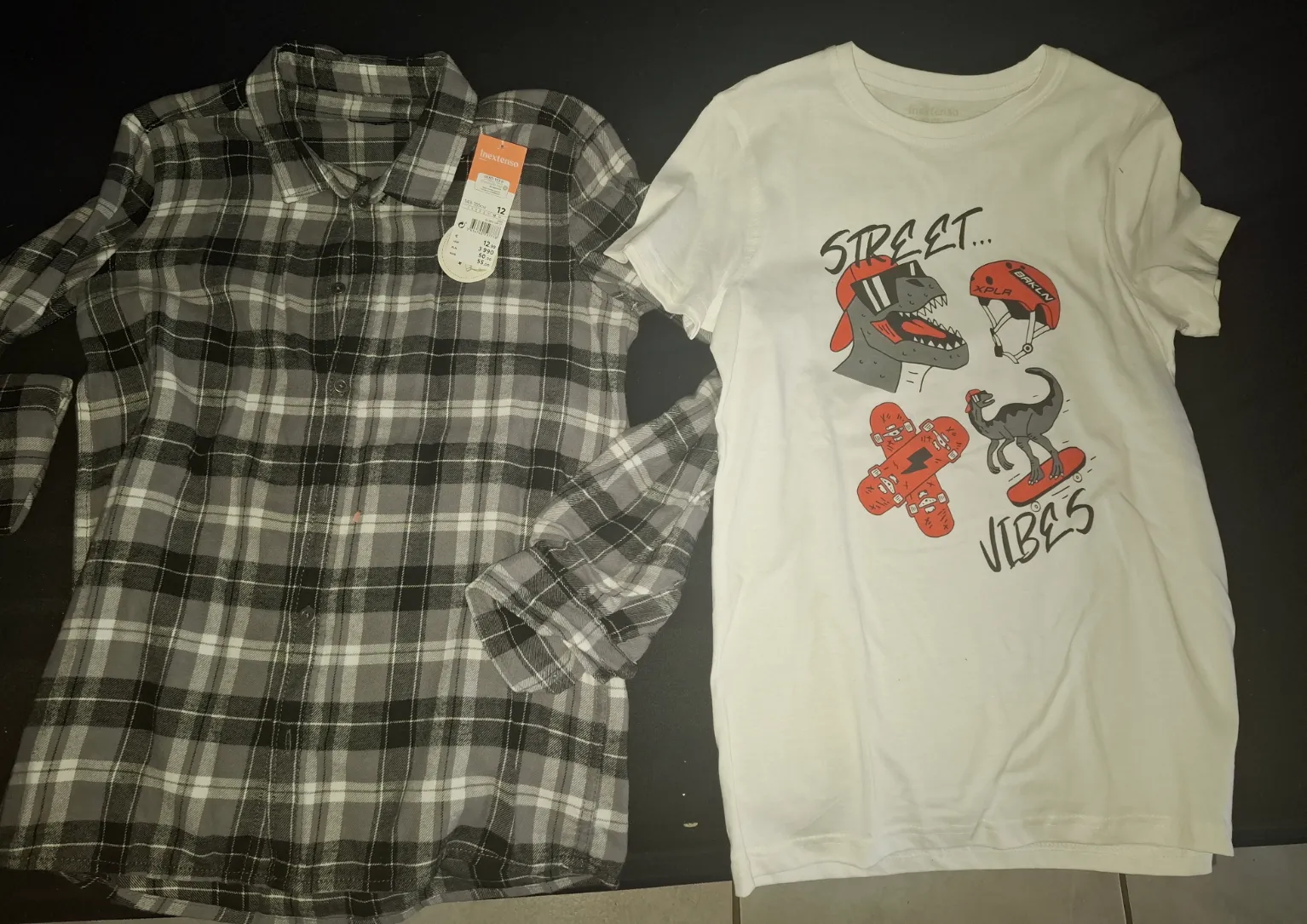 Chemise + tee-shirt shirt neuf 12 ans  – In extenso – taille 12 ans 6