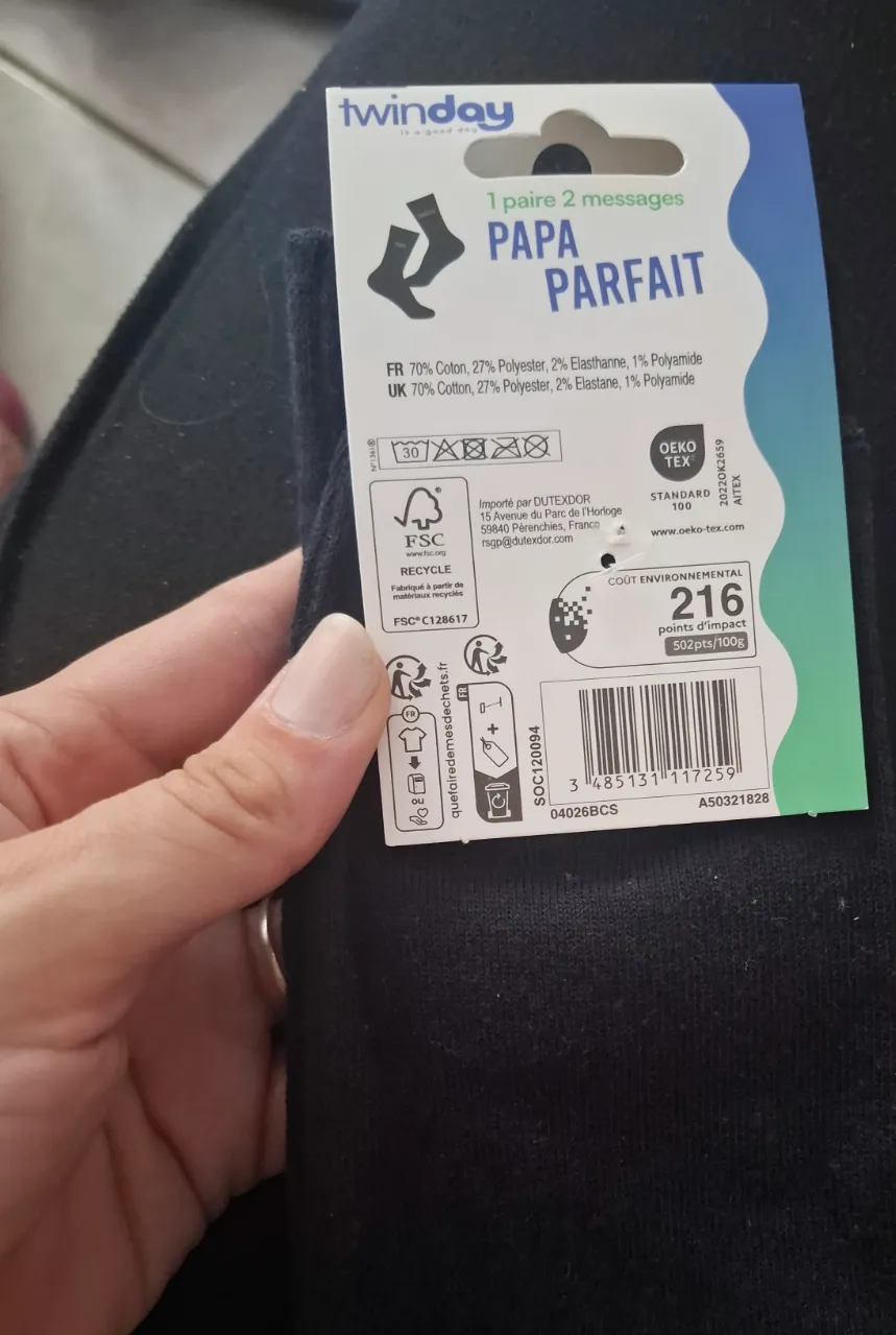Chaussette papa parfait neuve 39/42 – Autre 2