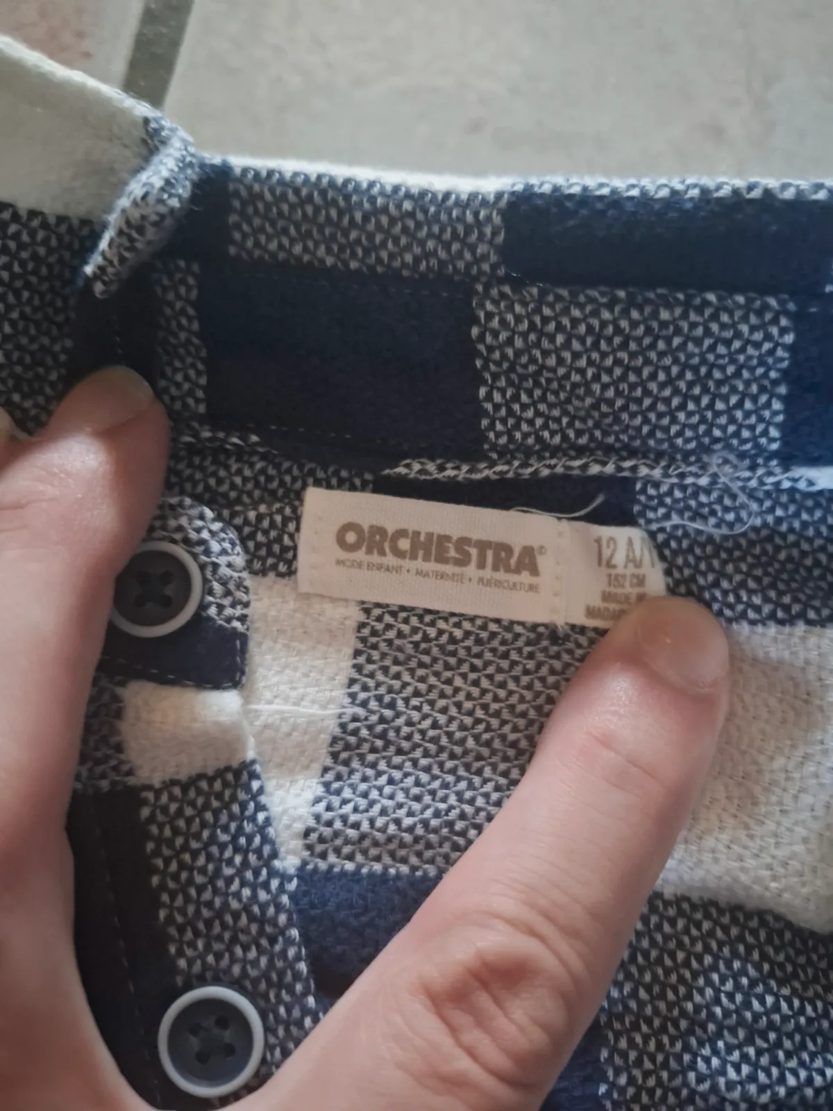 Chemise orchestra 12 ans  – Orchestra – taille 12 ans 3