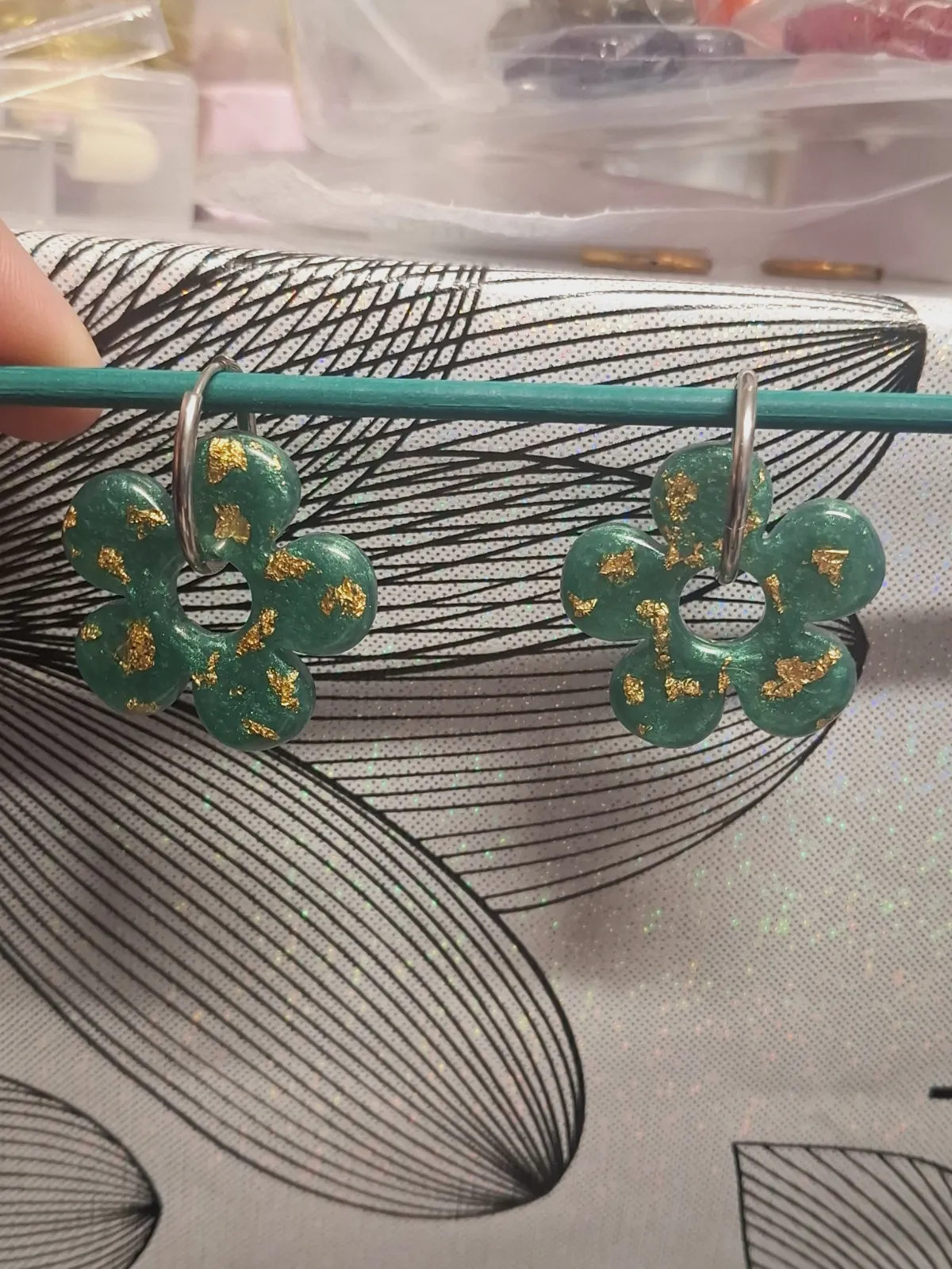 Boucle d’oreille fleurs – Autre 3