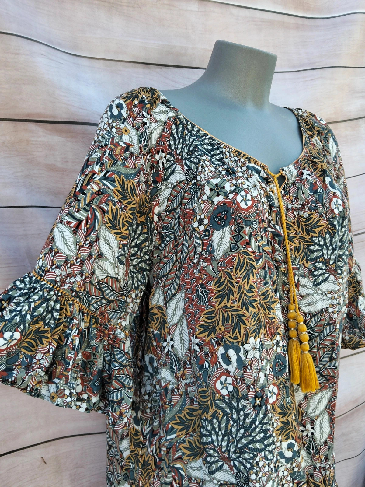 Blusa estampada bohemio 💜 – Boheme – taille L / 40 / 12 2