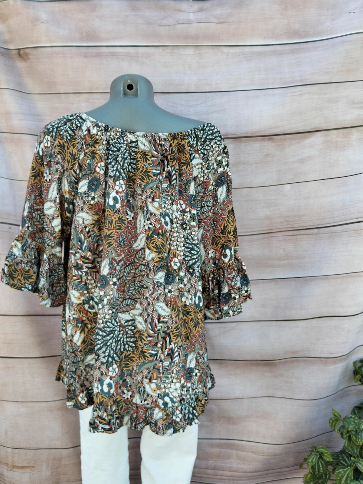 Blusa estampada bohemio 💜 – Boheme – taille L / 40 / 12 4