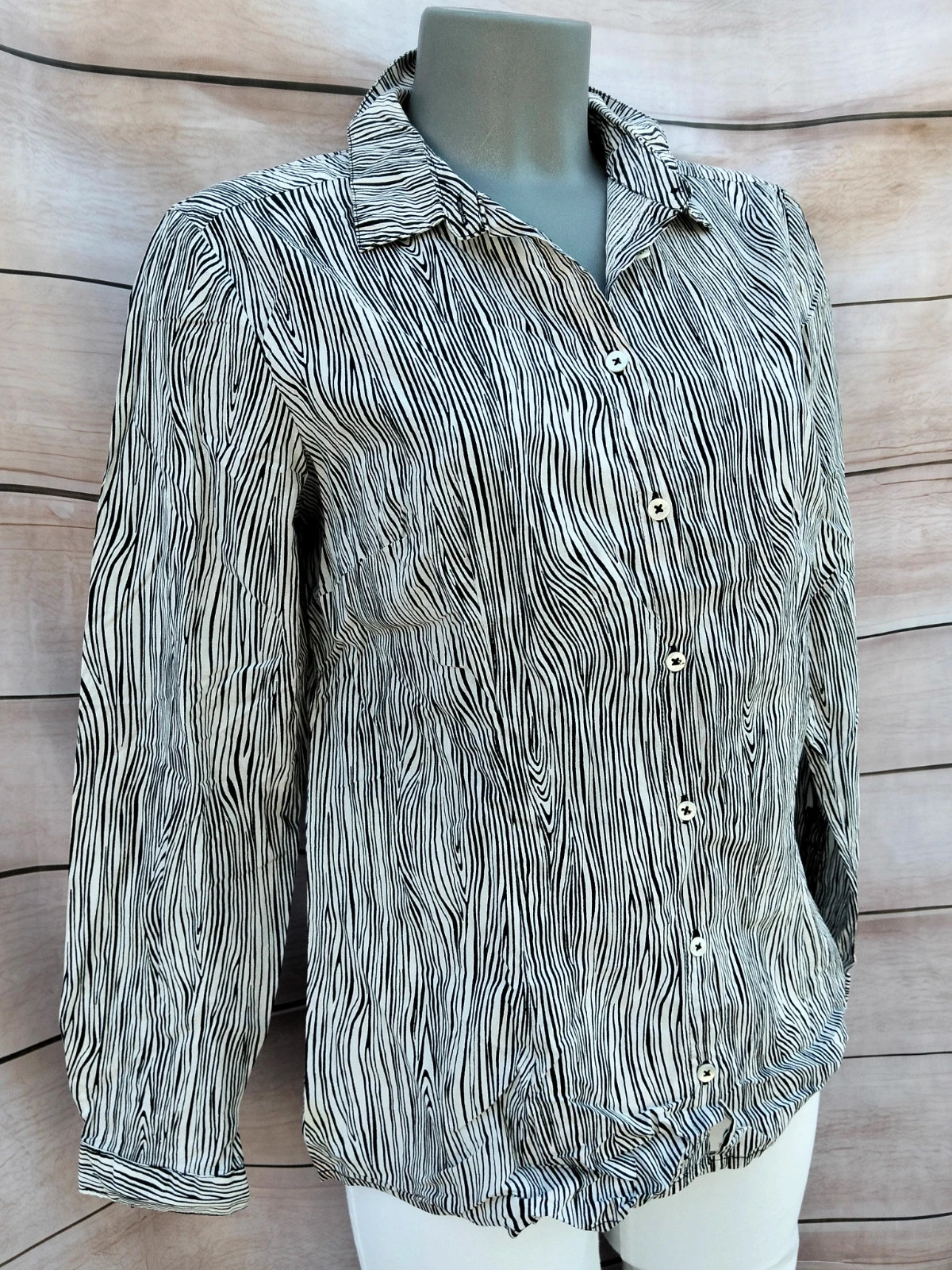 Camisa de rayas blanco y negro nice things talla 40 💜 – Nice Things – taille L / 40 / 12 2