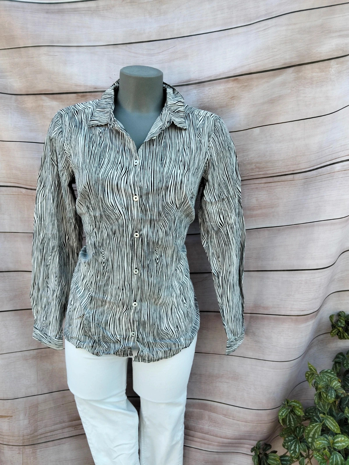 Camisa de rayas blanco y negro nice things talla 40 💜 – Nice Things – taille L / 40 / 12 5