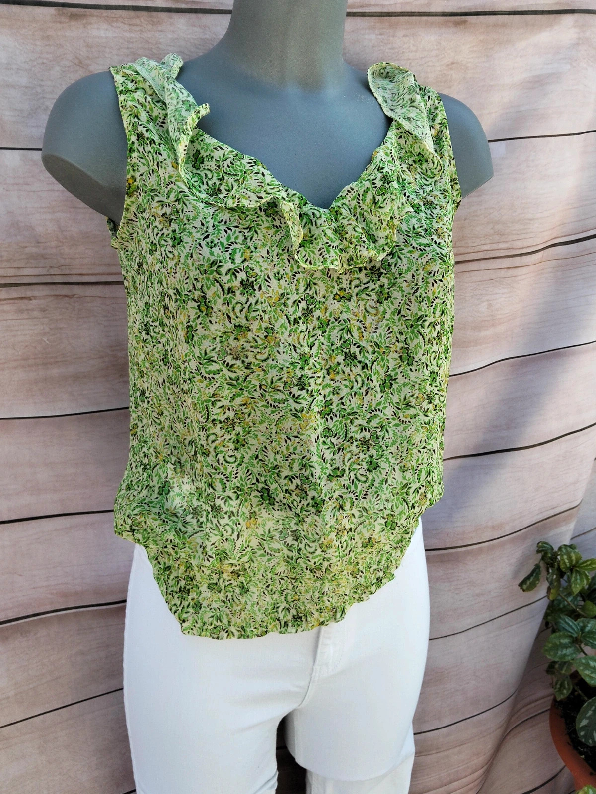 Top verde estampado Cache Cache 💜 – Cache Cache – taille S / 36 / 8 2
