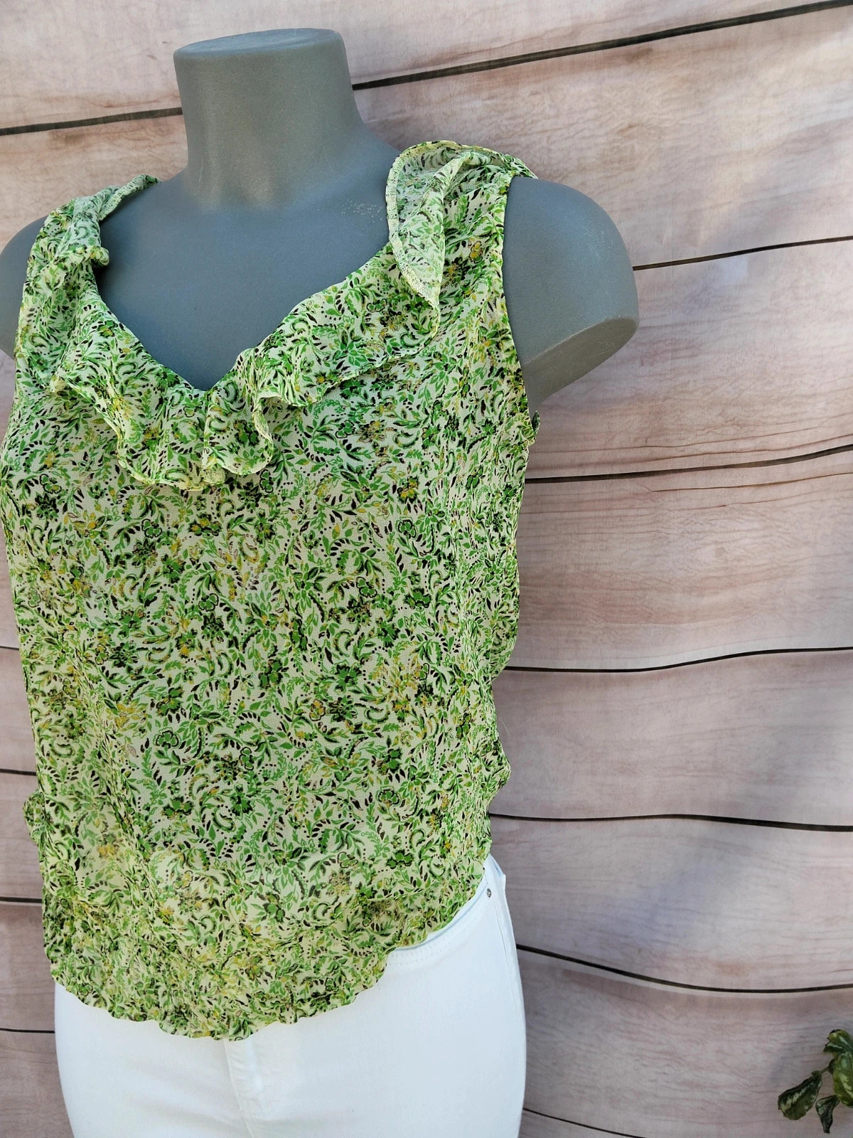 Top verde estampado Cache Cache 💜 – Cache Cache – taille S / 36 / 8 3