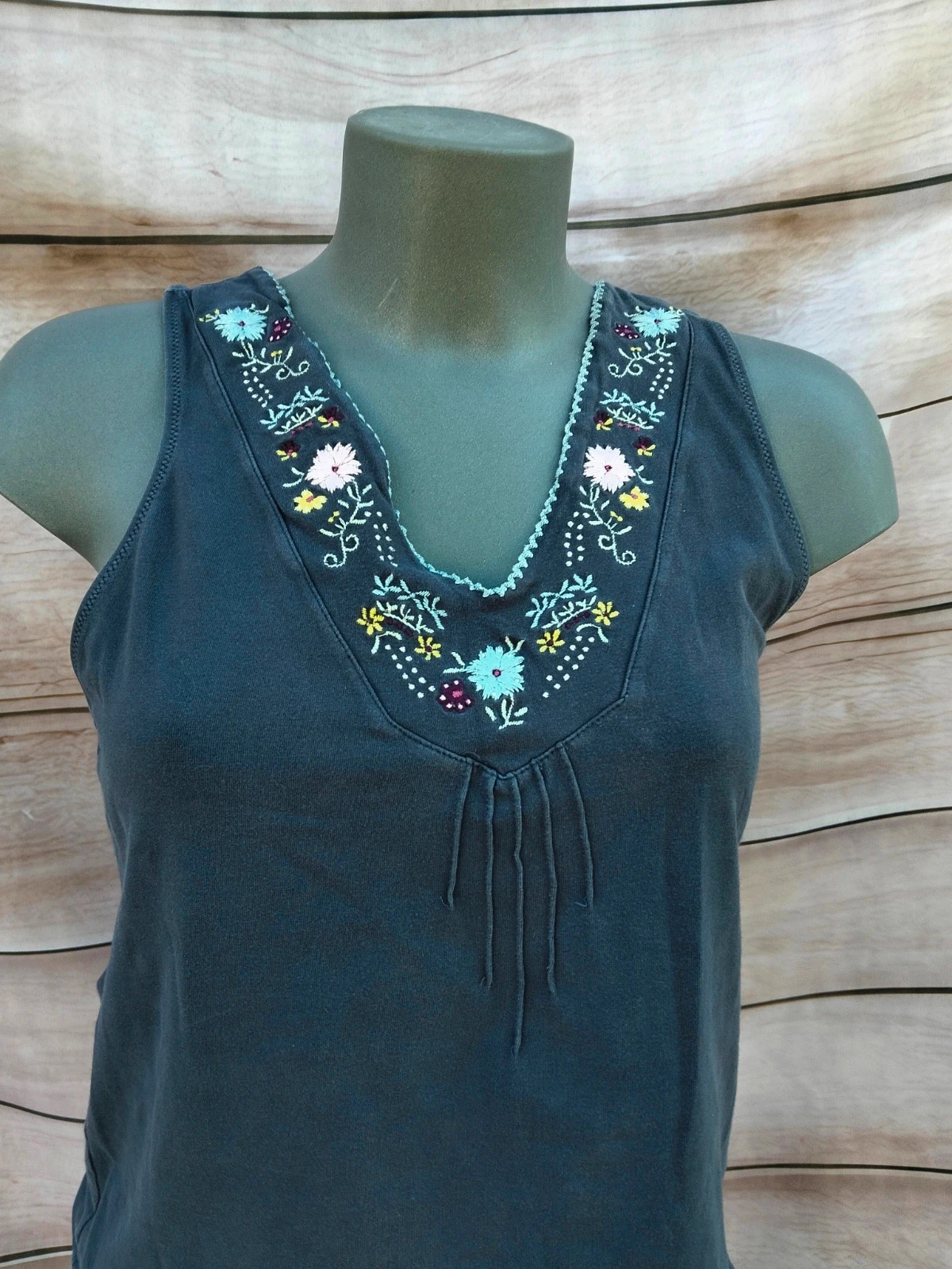 Top bordado Etam gris Marengo 💜 – Etam – taille XL / 42 / 14 3