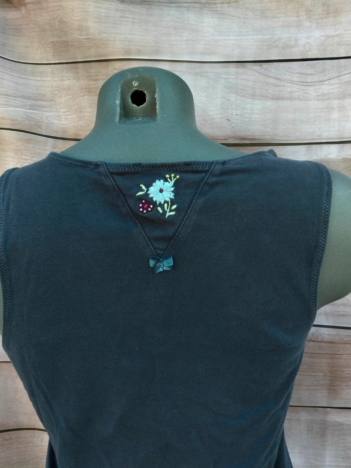 Top bordado Etam gris Marengo 💜 – Etam – taille XL / 42 / 14 4