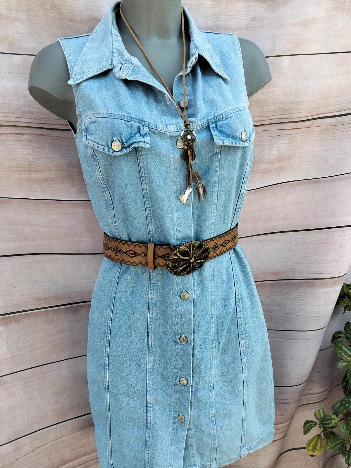 Vestido vaquero corto de Promod 💜 – Promod – taille M / 38 / 10 2
