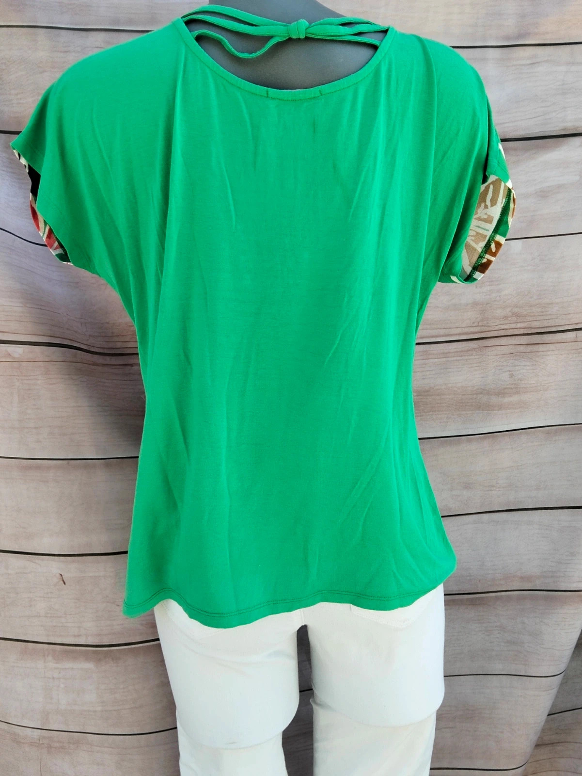 Blusa verde estampada Bréal 💜 – Bréal – taille M / 38 / 10 4