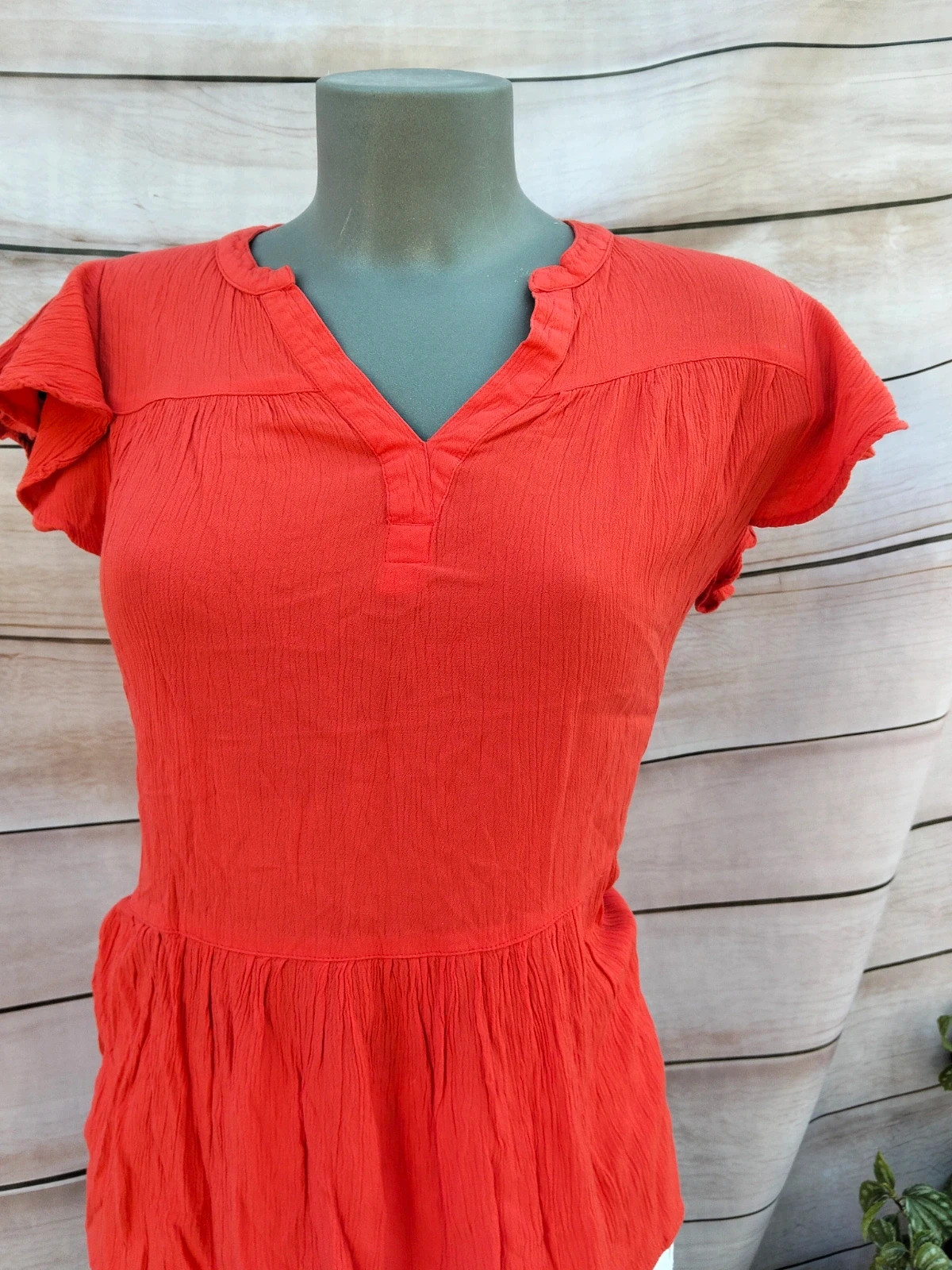 Preciosa blusa anaranjada de la marca Promod, talla M 💜 – Promod – taille M / 38 / 10 4