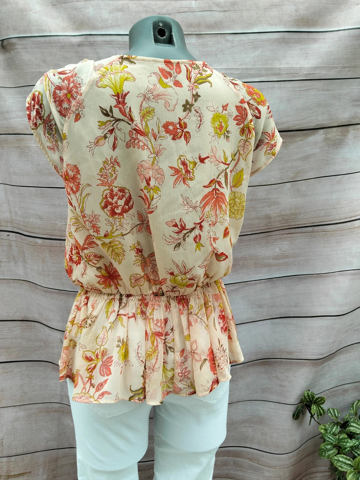 Blusa sin mangas estampado floral 💜 – La Boutique – taille M / 38 / 10 5