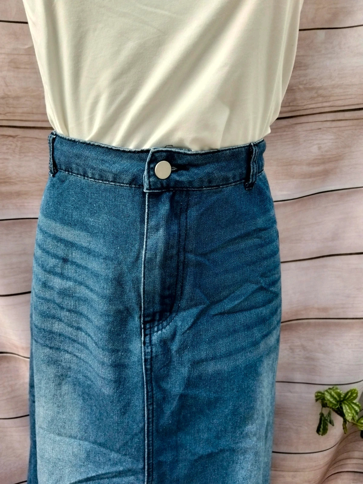 Falda vaquera midi azul 💙 – La Boutique – taille XXL / 44 / 16 4