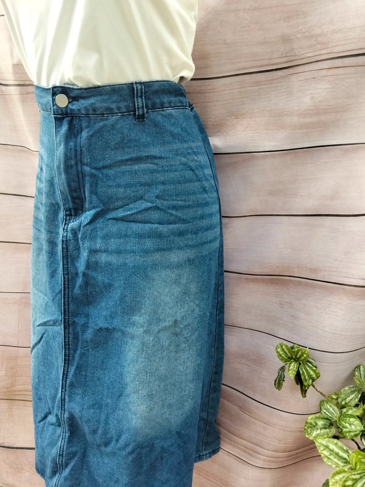 Falda vaquera midi azul 💙 – La Boutique – taille XXL / 44 / 16 3