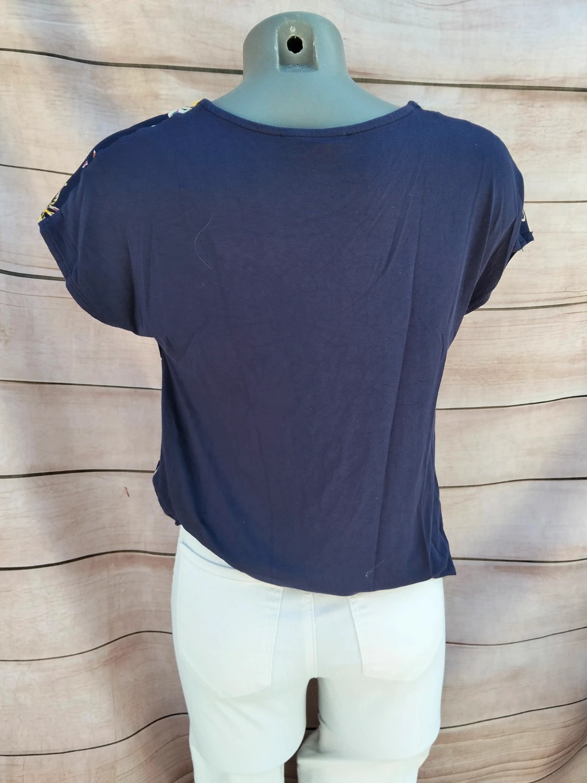 Blusa estampada con monos y detalle amarillo 💛 – Promod – taille M / 38 / 10 5