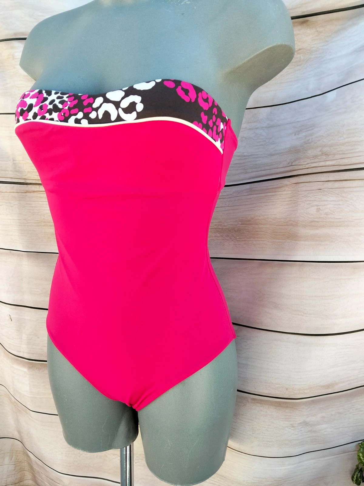Bañador fucsia escote palabra de honor 💜 – Summer – taille S / 36 / 8 4