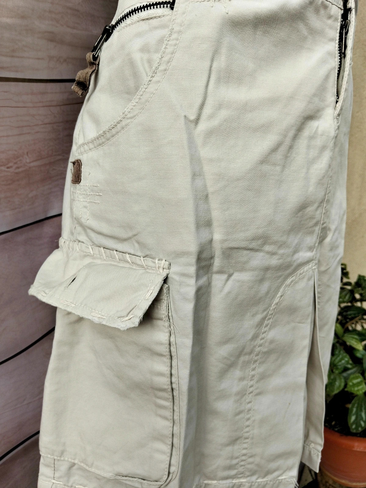 Falda cargo Bershka talla S beige 💜 – Bershka – taille S / 36 / 8 4