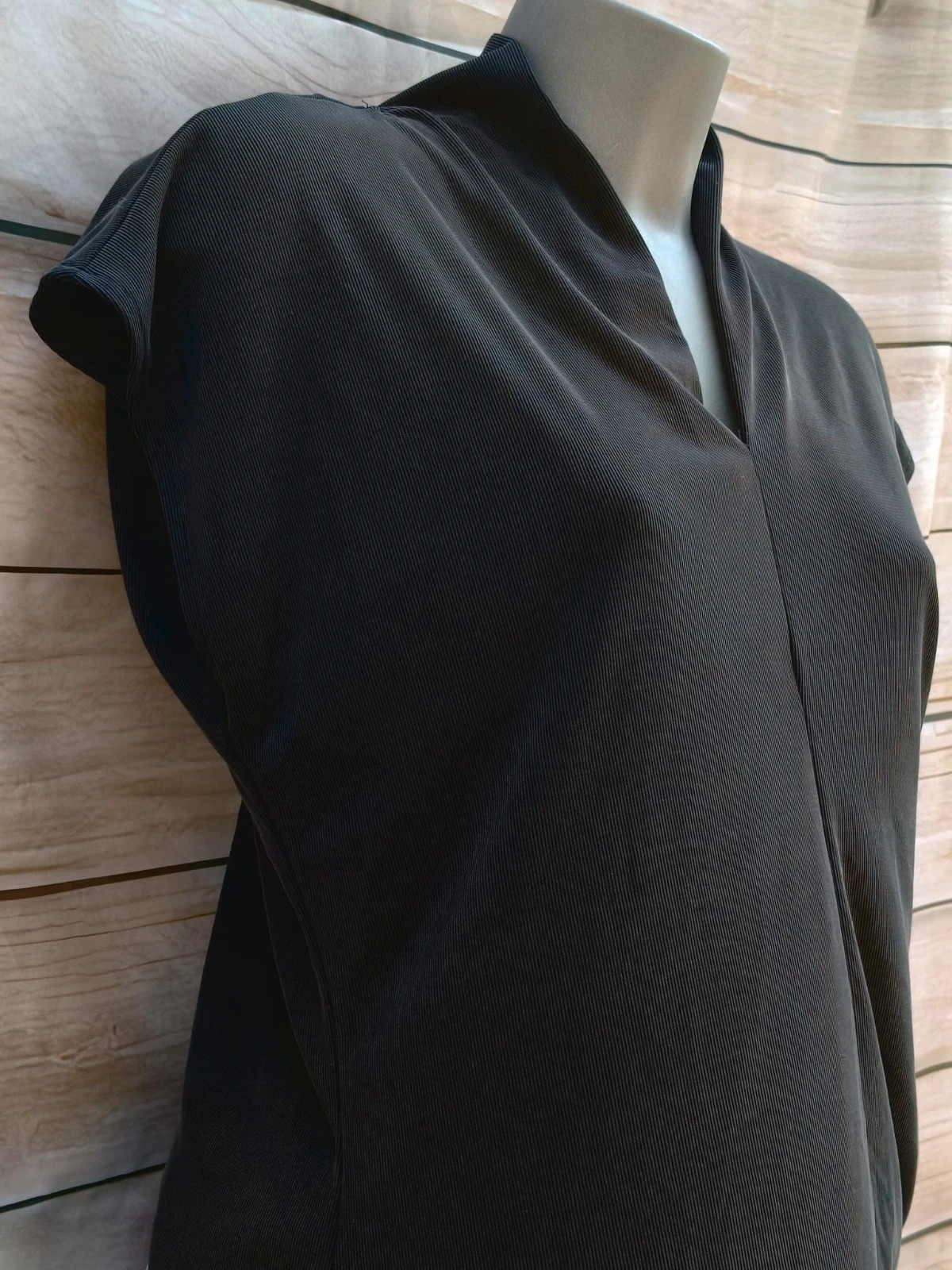 Blusa negra acanalada 💜 – Trucco – taille L / 40 / 12 4