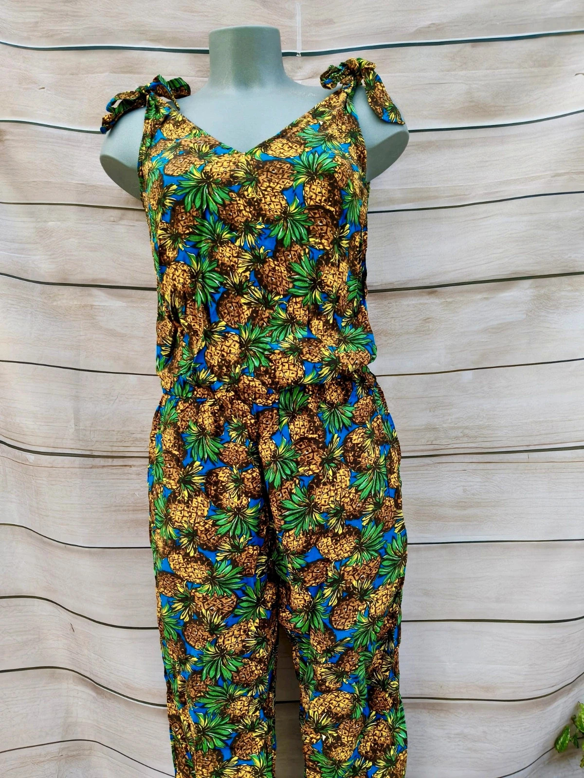 Mono largo estampado piña 🍍 – Tropical – taille L / 40 / 12 2
