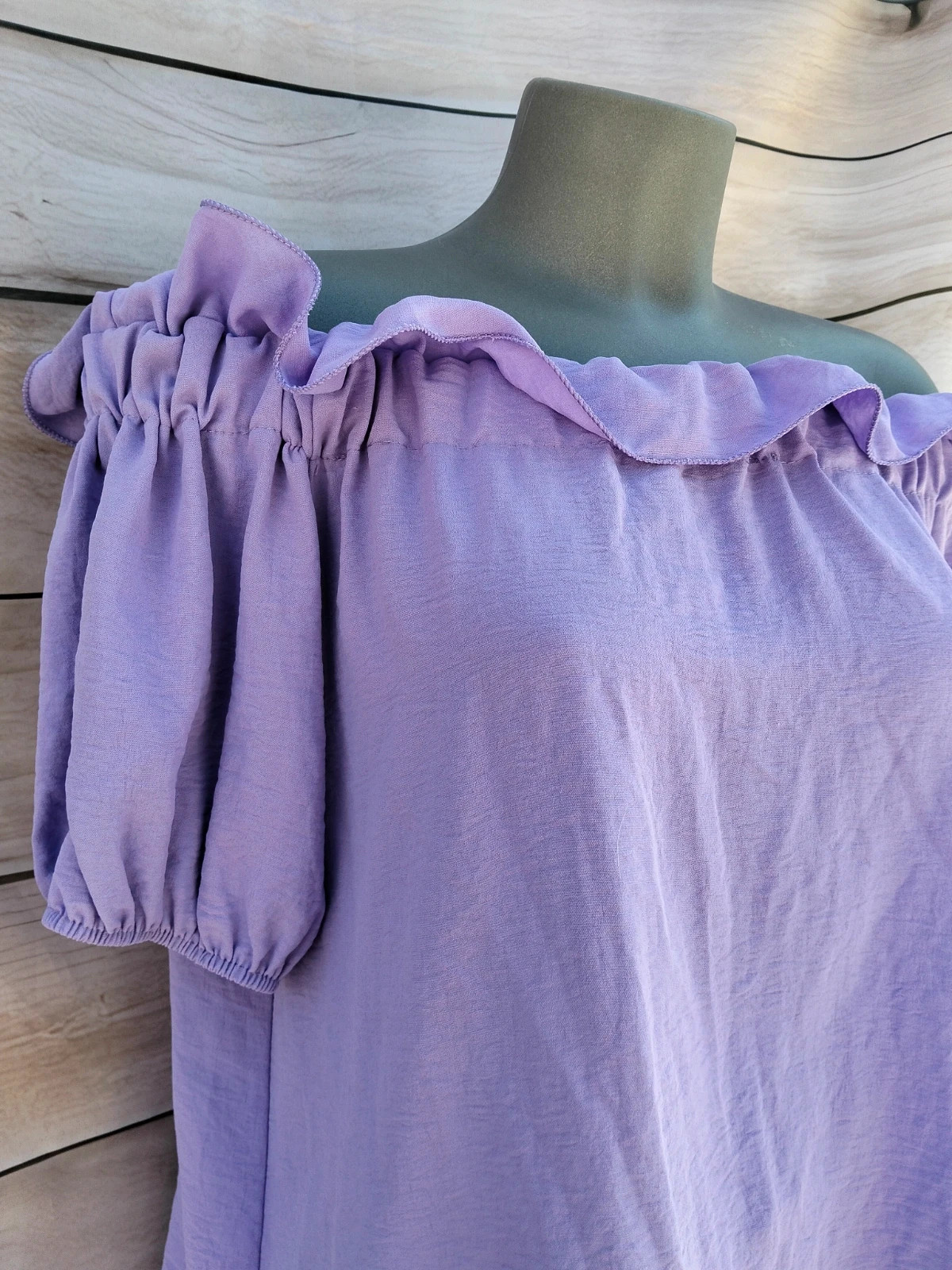 Top lila de manga corta con volantes 💜 – New Collection – taille M / 38 / 10 4