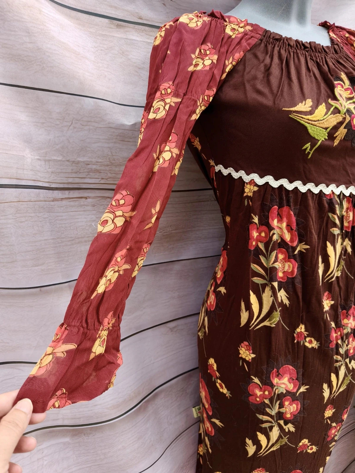 Vestido Savage Culture floral bordado – Talla S 💜 – Savage Culture – taille S / 36 / 8 5