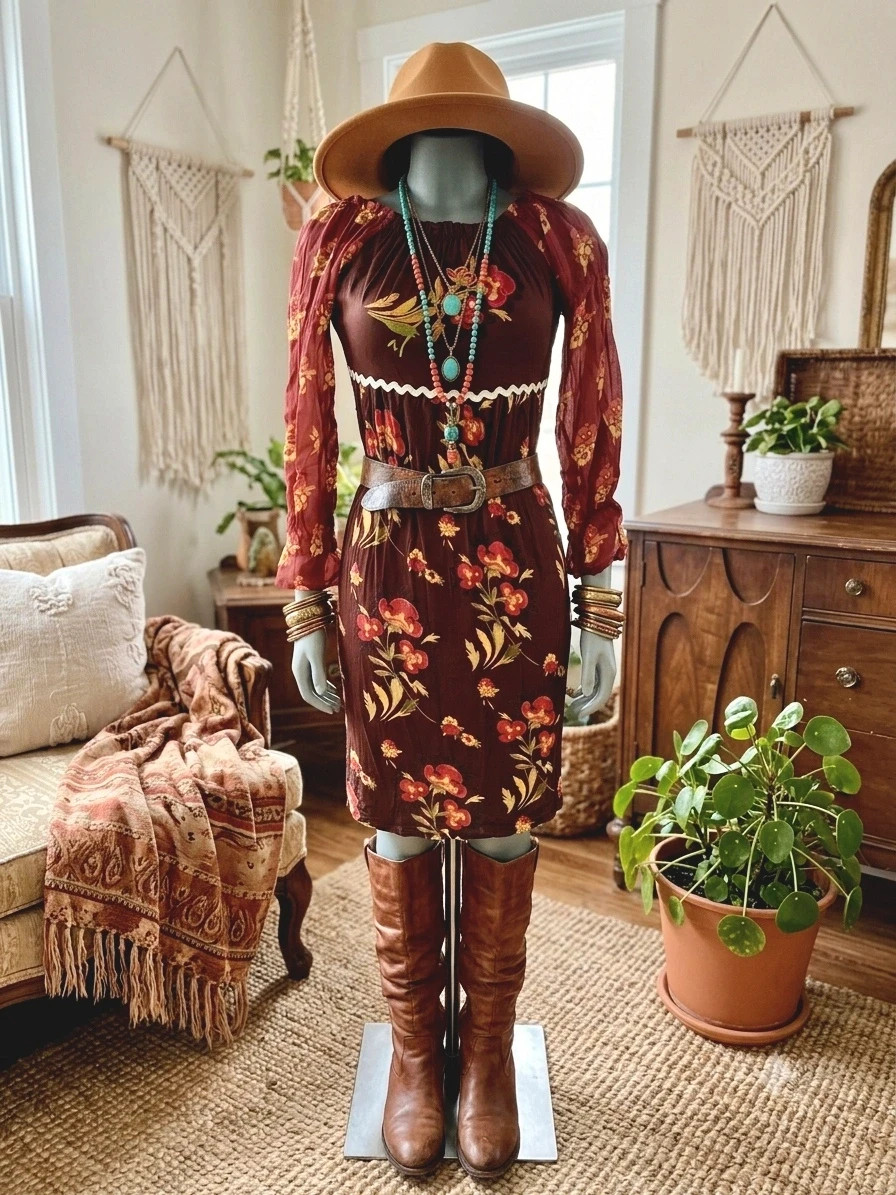 Vestido Savage Culture floral bordado – Talla S 💜 – Savage Culture – taille S / 36 / 8