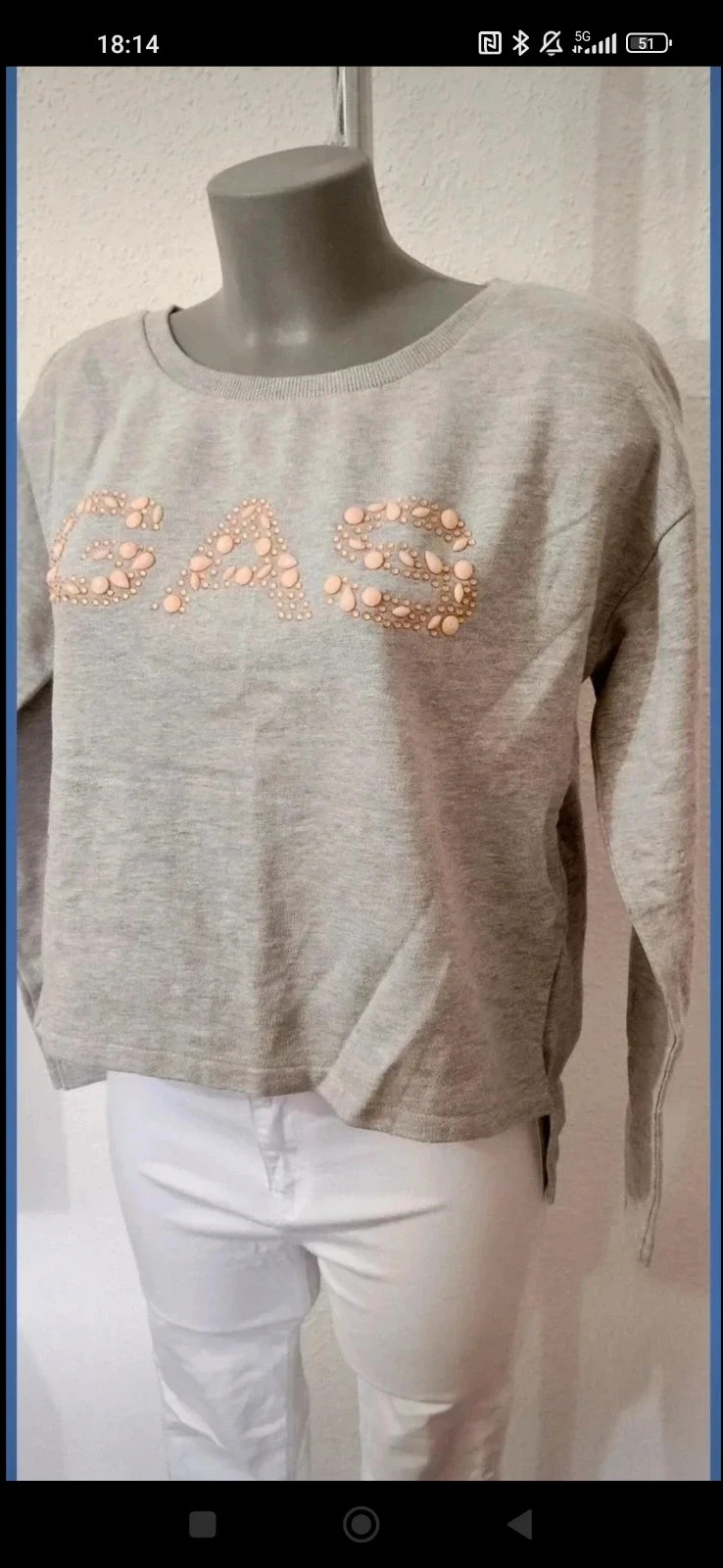 Sudadera cropped GAS 💜 – GAS – taille XS / 34 / 6 3