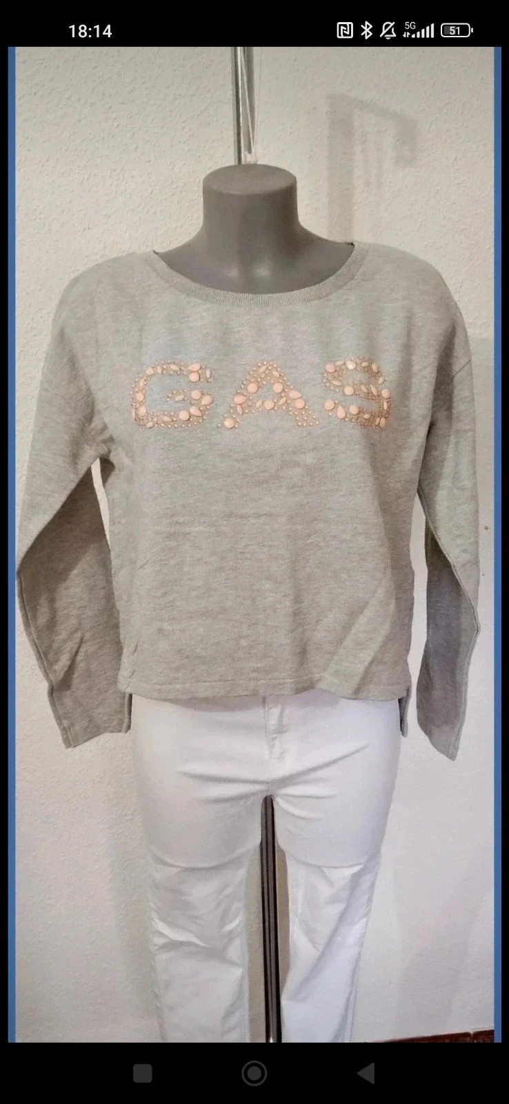 Sudadera cropped GAS 💜 – GAS – taille XS / 34 / 6