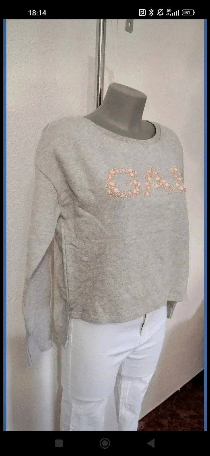 Sudadera cropped GAS 💜 – GAS – taille XS / 34 / 6 4