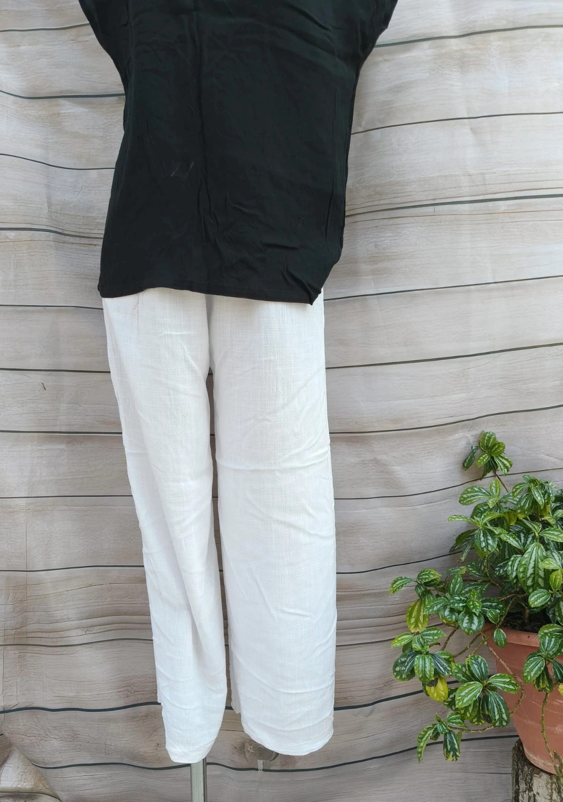 Pantalones blancos anchos 💜