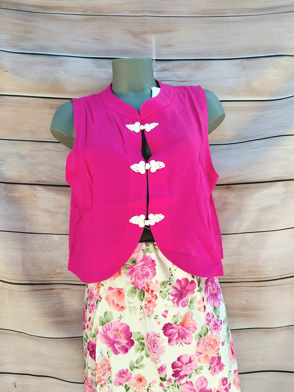 Chaleco fucsia Armonias – Talla L ( pequeño como unaM)💜 – Armonias – taille L / 40 / 12 2