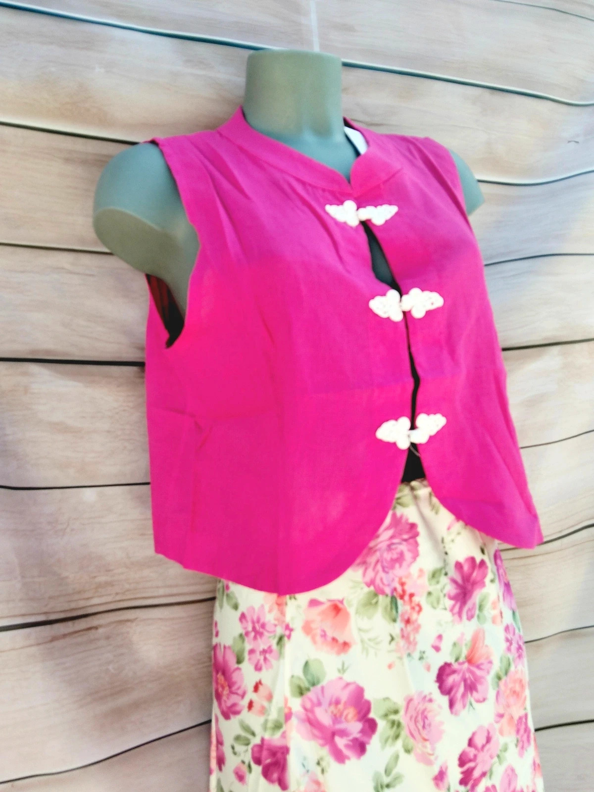 Chaleco fucsia Armonias – Talla L ( pequeño como unaM)💜 – Armonias – taille L / 40 / 12 3