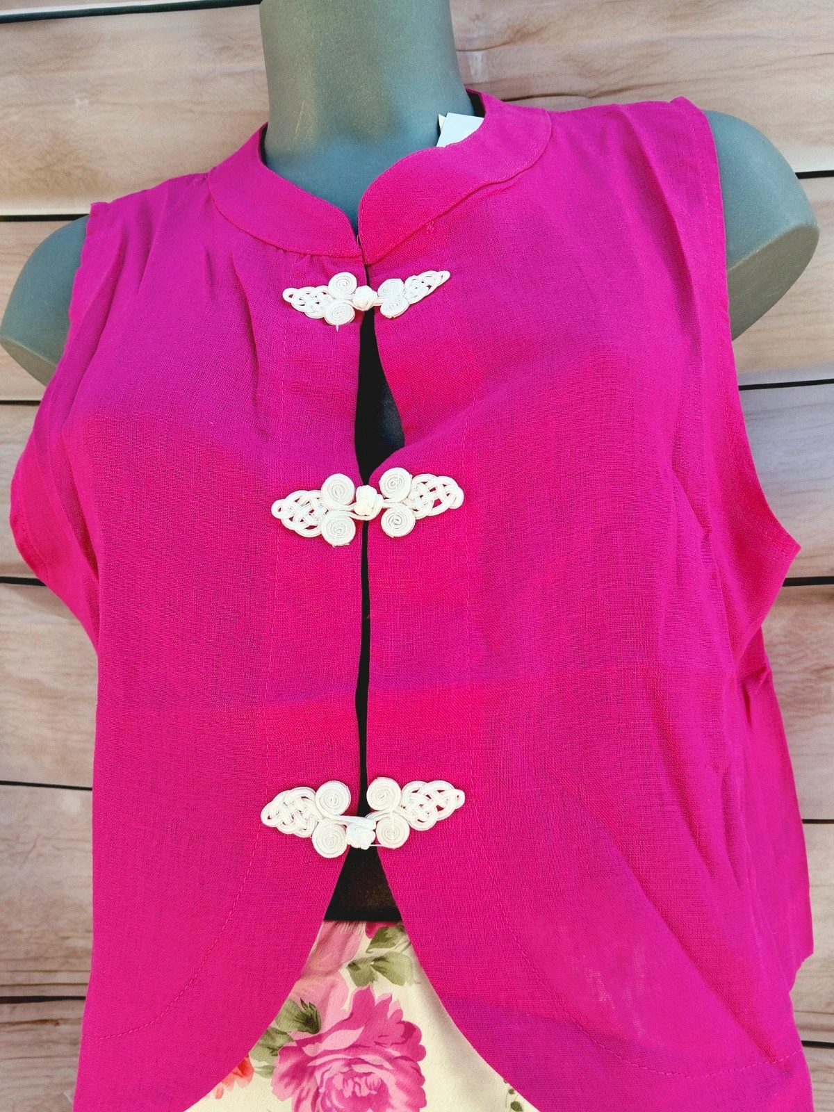 Chaleco fucsia Armonias – Talla L ( pequeño como unaM)💜 – Armonias – taille L / 40 / 12 4