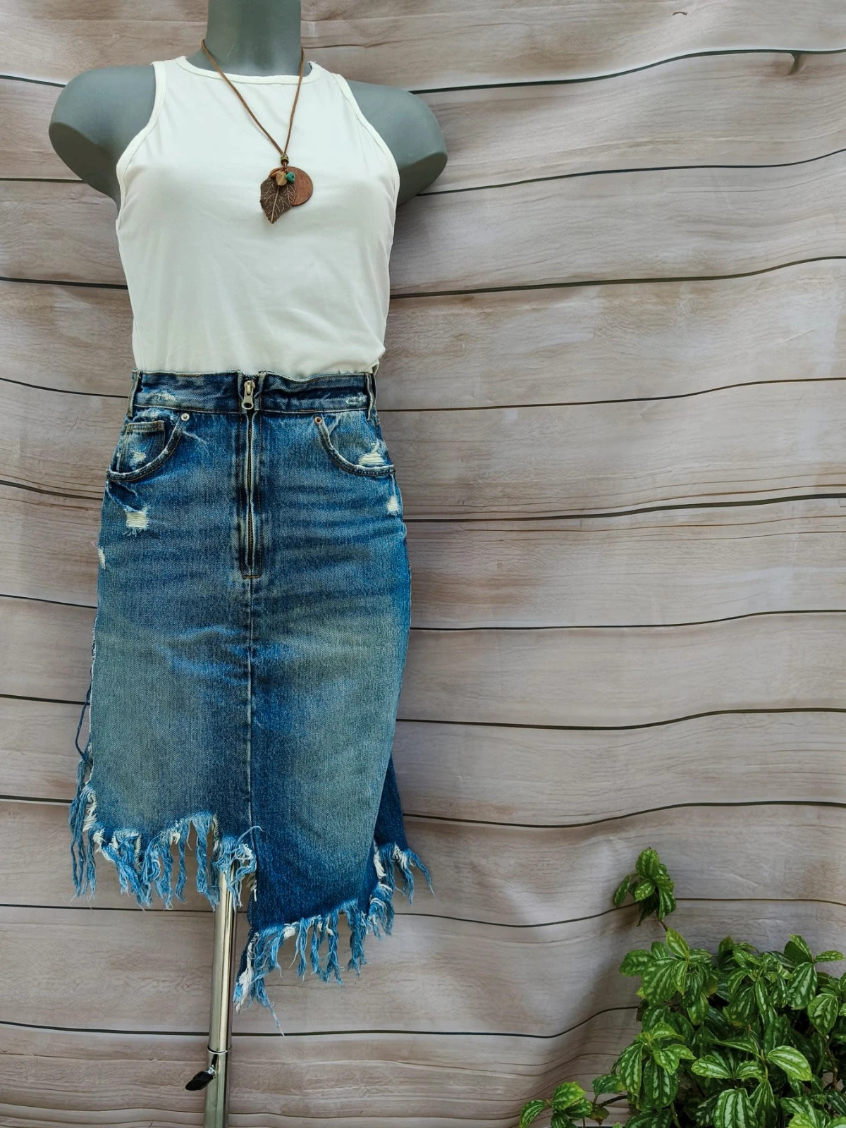 Falda vaquera TRF (Zara) Denim IXD Makers – Talla XS 💜 – Zara – taille XS / 34 / 6