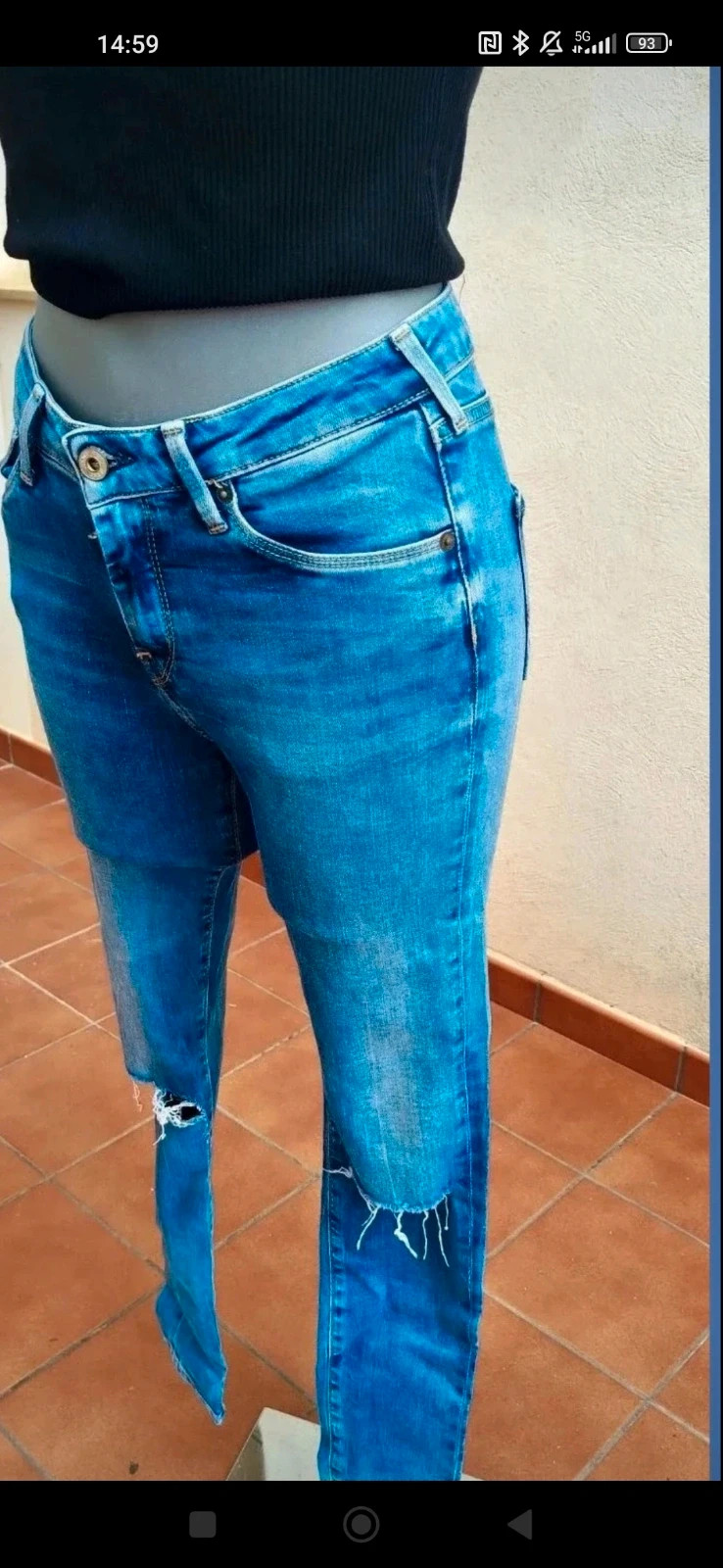 Jeans Pepe Jeans "Regent" con rotos en las rodillas - Talla W26 / L30 – Pepe Jeans – taille XS / 34 / 6 3