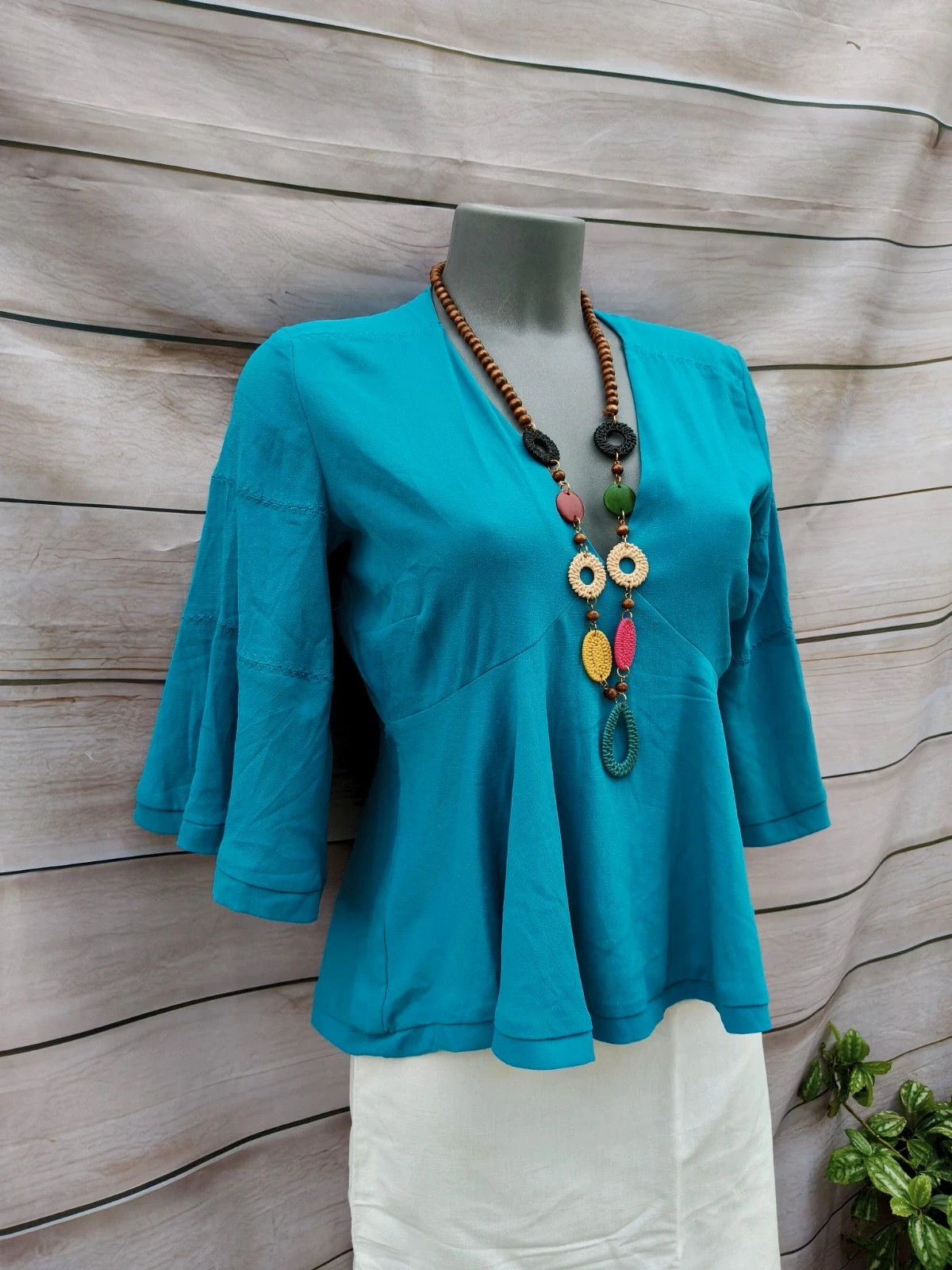 Blusa turquesa de Sfera Collection – Talla S 💜 – Sfera Collection – taille S / 36 / 8 4