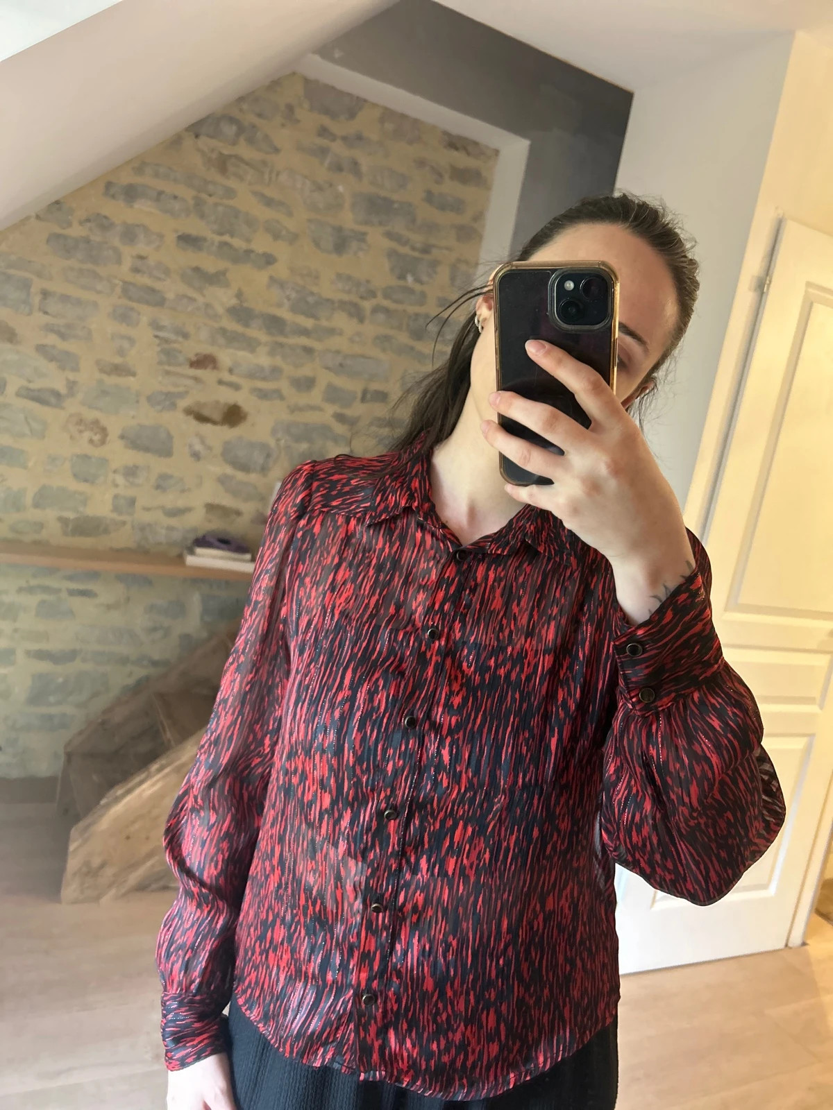 Chemise zébrée