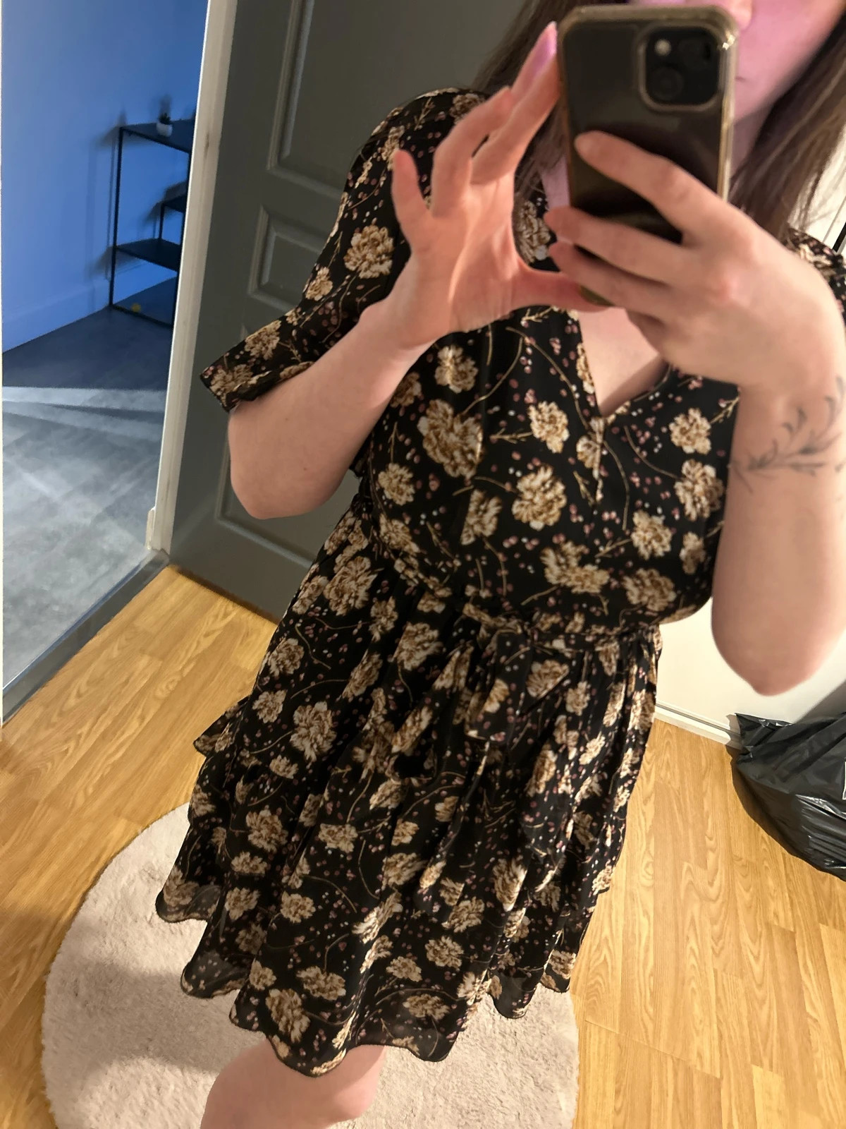 Robe motif fleurs – Ikoone&Bianka – taille XS / 34 / 6 2