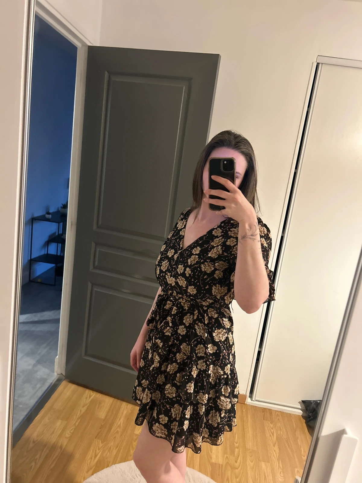 Robe motif fleurs