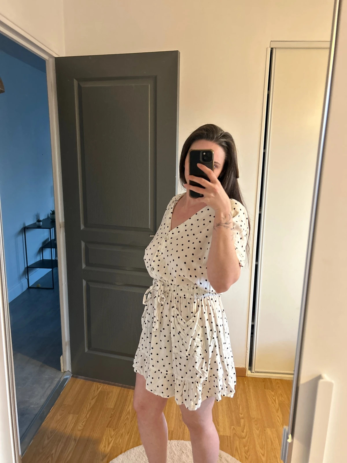 Robe à pois