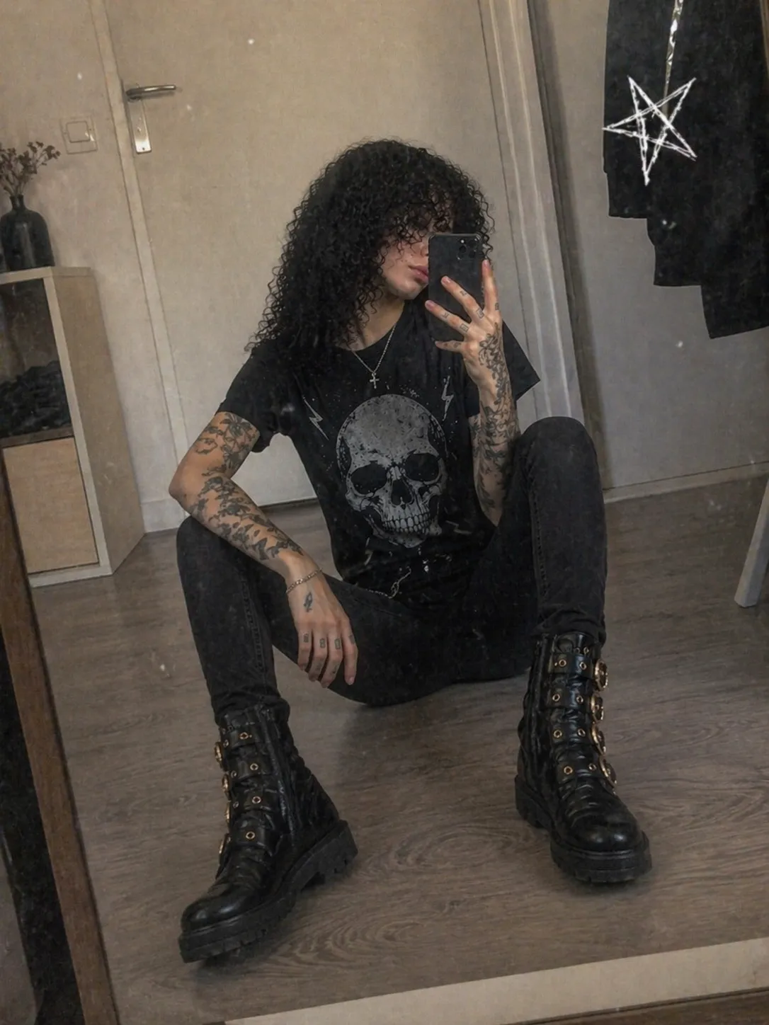 Boots Buffalo noires 36 2