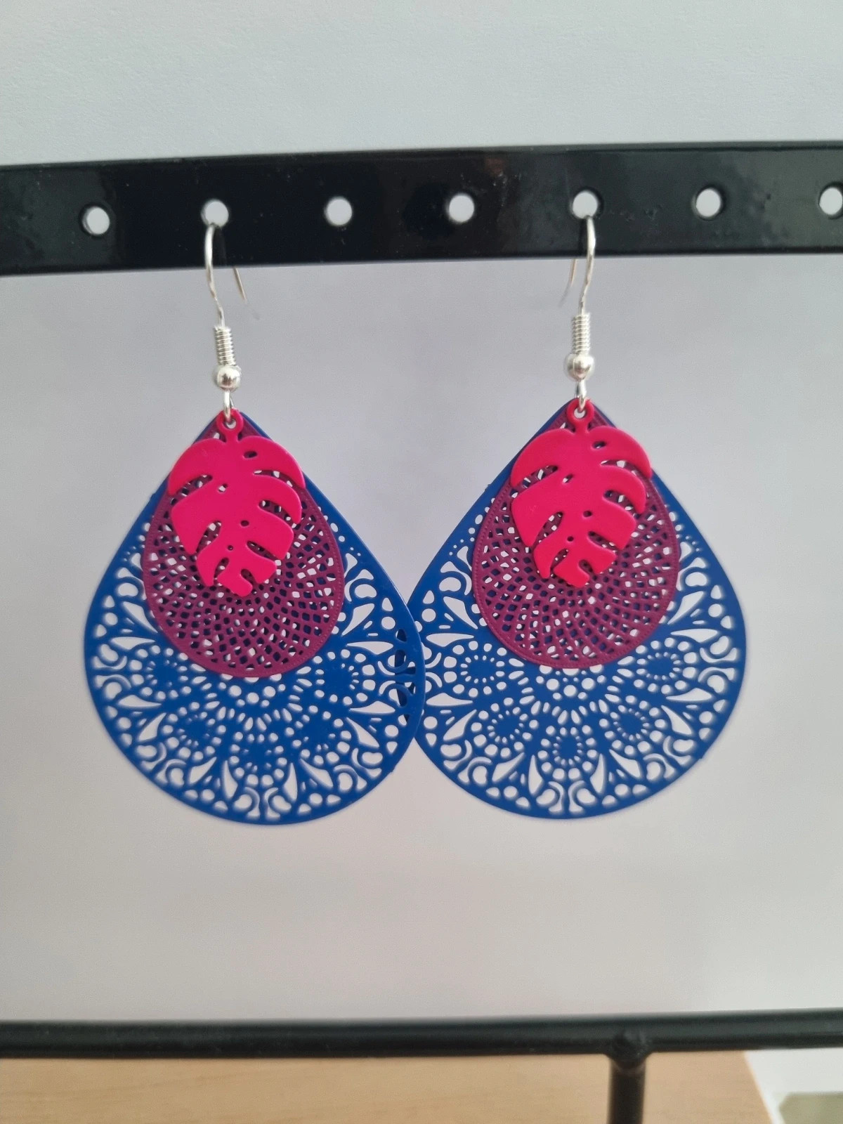 Boucles d'oreilles estampes