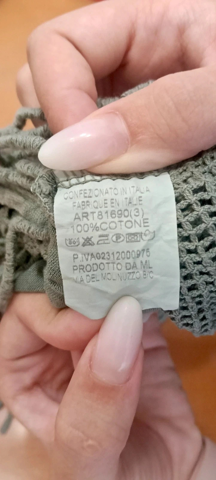 Top crochet flecos M / Haut crochet franges M / Top uncinetto frange M – taille M / 38 / 10 2