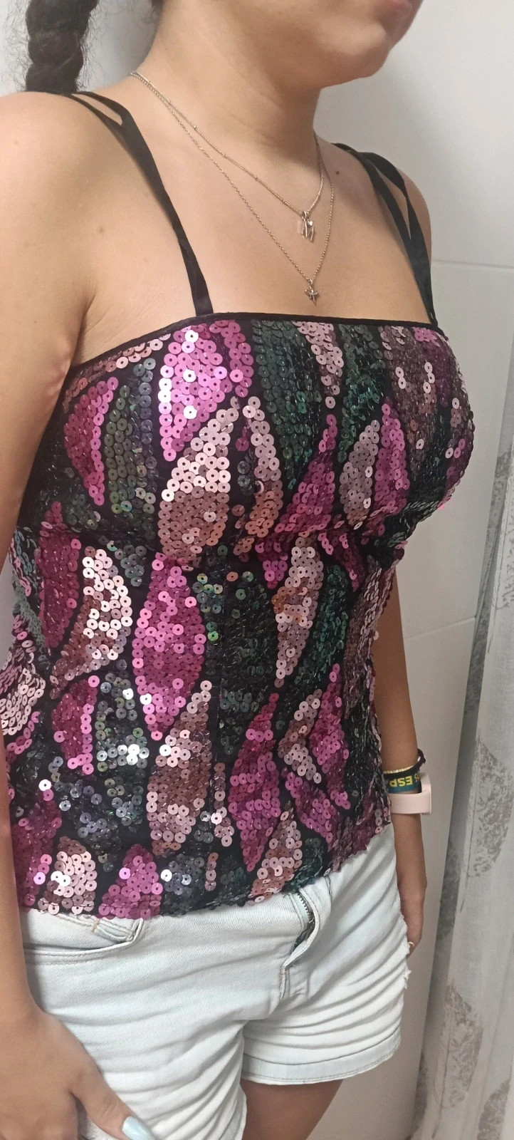 Top Hoffmann cocktail lentejuelas 38 - Top/Top – Hoffmann cocktail – taille M / 38 / 10 4